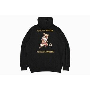 PUMA x MONSTER HUNTER 20th Unisex Hoodie Collaboration Black L Size NWT